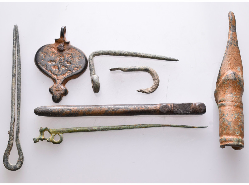 Lot of 7 Objects

Reference :
Condition: Very Fine

Weight: gr.
Diameter: ...
