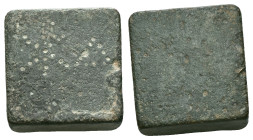 BYZANTINE BRONZE WEIGHT.(Circa 6th - 9th century).Ae.Reference :Condition: Very Fine
