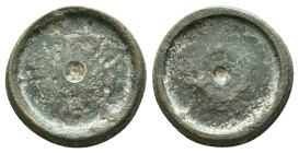 BYZANTINE BRONZE WEIGHT.(Circa 6th - 9th century).Ae.Reference :Condition: Very Fine