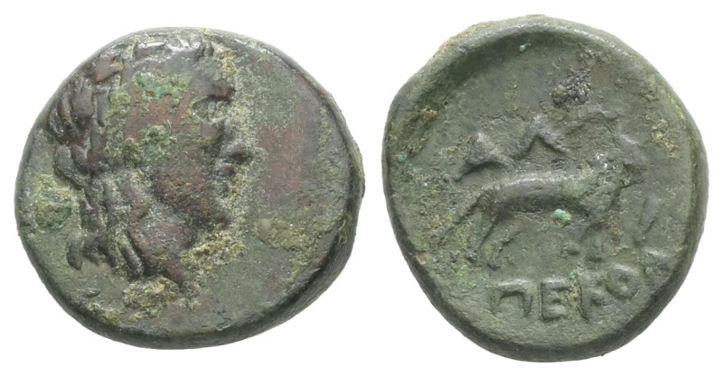 Thrace, Alopeconnesos. Ae, 1,89 g 13,50 mm. ca. 4th-3rd centuries BC.
Obv.: Laur...