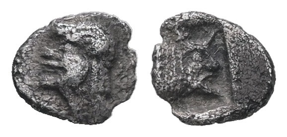 Asia Minor, Uncertain. AR Tetartemorion, 0.16 g 6.33 mm. Late 6th-early 5th cent...