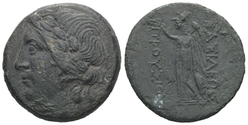 Kings of Bithynia, Prousias I Cholos, Ae, 9.30 g 26.99 mm. Circa 230-182 BC. Nik...