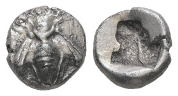 Ionia, Ephesos. AR Obol, 0.56 g 7.34 mm. Circa 550-500 BC.
Obv: Bee
Rev: Incuse square punch.
Ref: SNG Kayhan 115; Karwiese, Series III.
Fine/ Rare.