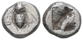 Ionia, Ephesos. AR Drachm, 3.41 g 13.34 mm. Circa 550-500 BC. 
Obv: Bee 
Rev: Incuse punch. 
Ref: Karweise Series V, 10–2; SNG Kayhan 113.
Fine