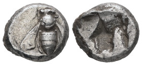Ionia, Ephesos. AR Drachm, 3.46 g 13.64 mm. Circa 550-500 BC. 
Obv: Bee 
Rev: Incuse punch. 
Ref: Karweise Series V, 10–2; SNG Kayhan 113.
Fine/VF