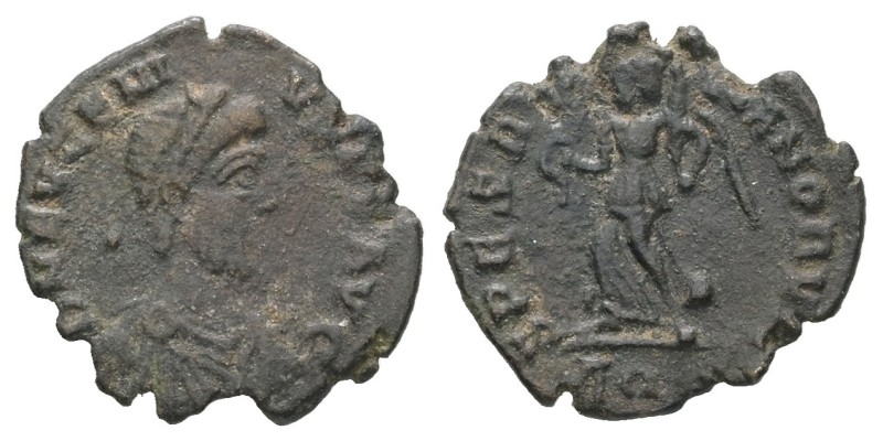★ Usurper Eugenius ★

Eugenius, AD. 392-394. AE Nummus. 0.72 g. - 14.42 mm. Aq...