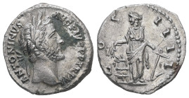 Antoninus Pius, AD 138-161. AR, Denarius. 2.83 g. 17.47 mm. Rome.
Obv: ANTONINVS AVG PIVS P P TR P XI. Head of Antoninus Pius, laureate, right.
Rev: C...