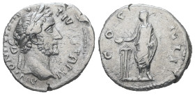 Antoninus Pius, AD 138-161. AR, Denarius. 2.87 g. 18.16 mm. Rome.
Obv: ANTONINVS AVG PIVS P P TR P XII. Head of Antoninus Pius, laureate, right.
Rev: ...