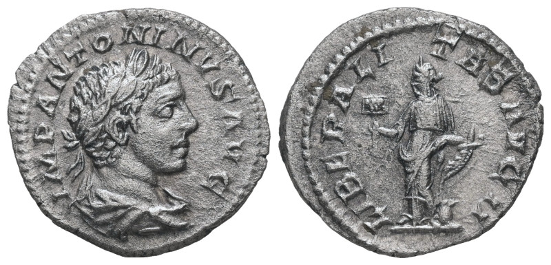 Elagabalus, AD 218-222. AR, Denarius. 2.88 g. 19.99 mm. Rome.
Obv: IMP ANTONINVS...