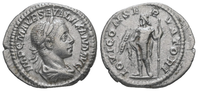Severus Alexander, AD 222-235. AR Denarius. 2.52 g. 20.71 mm. Rome.
Obv: IMP C M...