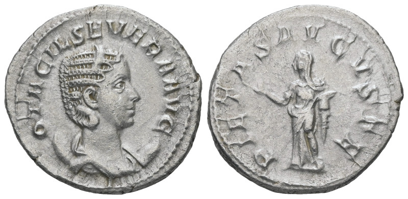 Otacilia Severa, 244-249 AD. AR, Antoninianus. 4.05 g. 23.43 mm. Rome.
Obv: OTAC...