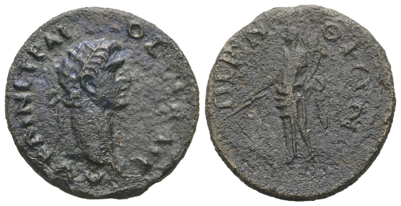Thrace, Perinthus. Trajan, AD 98-117. AE. 6.06 g. 23.06 mm.
Obv: ΑΥ ΚΑΙ ΝΕ ΤΡΑΙΑ...