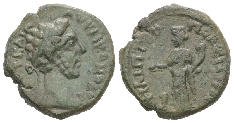 Thrace, Philippopolis. Commodus, AD 177-192. AE. 4.91 g. 19.71 mm.
Obv: ΑΥ ΚΑΙ ...