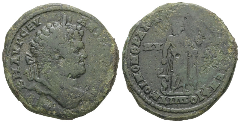 Thrace, Philippopolis. Caracalla, AD 198-217. 16.65 g. 31.78 mm.
Obv: [AYT] K M ...