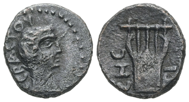 Thrace, Sestus. Augustus, 27 BC-14 AD. AE. 2.96 g. 16.78 mm.
Obv: ϹƐΒΑϹΤΟΥ. Bar...