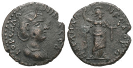 Bithynia, Heraclea Pontica. Salonina, AD 254-268. AE. 5.73 g. 21.79 mm.
Obv: KOP CAΛΩNEINA CEB. Draped and diademed bust of Salonina, right.
Rev: ΗΡΑΚ...