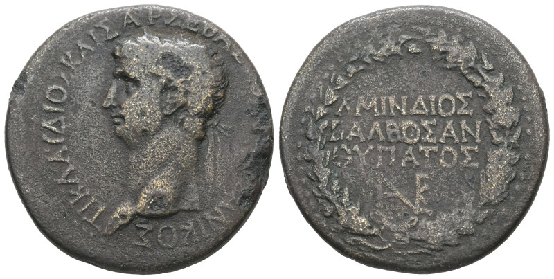 Bithynia, Nicaea. Claudius, AD 41-54. AE. 22.21 g. 34.10 mm. Lucius Mindius Balb...