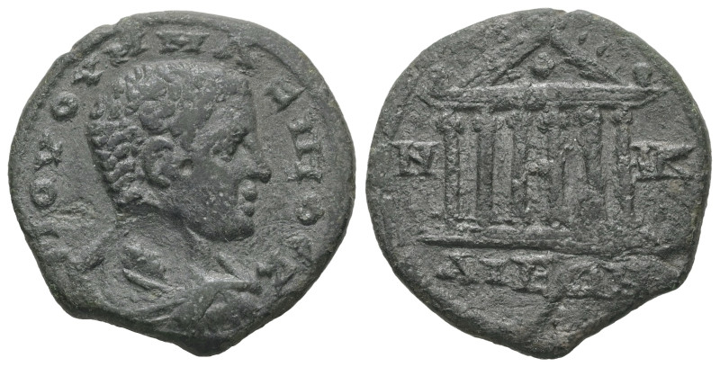 Bithynia, Nicaea. Maximus, AD 235-238. AE. 6.39 g. 23.70 mm.
Obv: Γ ΙΟΥ ΟΥΗ ΜΑΖΙ...