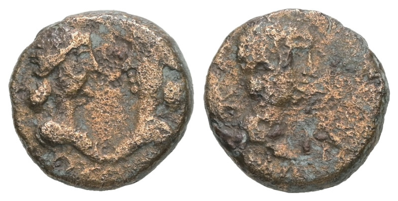 Mysia, Kyzikos. Britannicus (Caesar), Claudia Antonia and Claudia Octavia, AD 41...