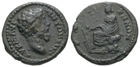 Mysia, Kyzikos. Marcus Aurelius, c. AD 169-175. AE. 6.96 g. 23.37 mm.
Obv: ΑΥ Κ Μ ΑΥ ΑΝΤΩΝΕΙΝ. Bare head of Marcus Aurelius, right.
Rev: [ΚΥΖΙ]ΚΗΝΩΝ. ...