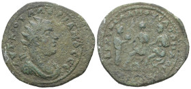 Cilicia, Mopsouestia-Mopsos. Valerian I, AD 253-260. AE. 23.57 g. 34.28 mm.
Obv: AΥΤ Κ ΟΥΑΛΕΡΙΑΝΟϹ ϹΕ. Radiate, draped and cuirassed bust of Valerian,...