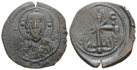 Anonymous Follis, Class I. Nicephorus III Botaniates, AD 1078-1081. AE, Follis. 5.79 g. 27.18 mm. Constantinople.
Obv: IC – XC to left and right of bu...