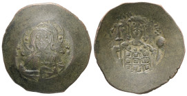 John II Comnenus, AD 1118-1143. AE, Aspron Trachy. 3.92 g. 29.14 mm. Constantinople.
Obv: IC-XC to left and right of Christ, nimbate, bust facing, rig...