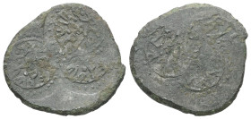 Islamic uncertain brockage. AE. 3.32 g. 21.95 mm.