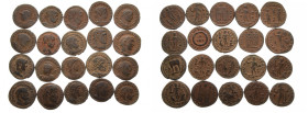 Lot of 20 unclassified See picture. LOT SOLD AS IS, NO RETURNS, Repatinated (T-02 )