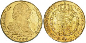 4 escudos. 1788. Sevilla. C. VI-1574. Finas rayitas. EBC.