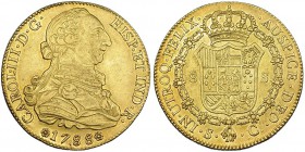 8 escudos. 1788. Sevilla. C. VI-1783. R.B.O. MBC+/EBC-.