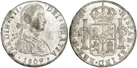 8 reales. 1809. México. TH. VI-1083. B.O. EBC-.