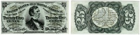 DEPARTAMENTO DEL TESORO. United States Fractionary Currency. 25 centavos. 3-3-1863. SC.