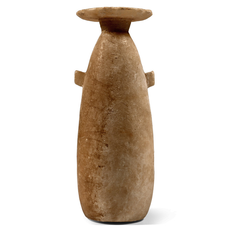 Phoenician Alabastron with Handles. 6th-5th century B.C. Comprising a slender al...