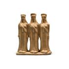 Greek Terracotta Triple Kore. Circa 450 B.C.