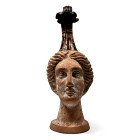 Gnathian Plastic Vase in the Shape of a Woman. 4th-3rd century B.C.