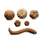 Greek Terracotta Model Fruit and Vegetable Group. 4th century B.C.