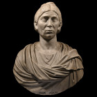 Lifesize Roman Marble Portrait Head of a Patrician Woman. 3rd century A.D.