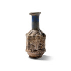 Roman Sidonian Pastel Blue Mould-Blown Glass Vessel with Birds. 3rd-4th century A.D.