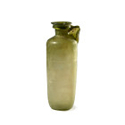 Large Roman Glass Bottle with Wheel-Cut Lines. 1st century A.D.