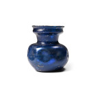 Roman Brilliant Blue Dimpled Glass Jar. 3rd-4th century A.D.