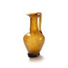 Roman Honey-Coloured Glass Flask. 3rd-4th century A.D.