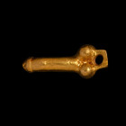 Roman Gold Amulet in the Shape of a Phallus. 1st-2nd century A.D. or later