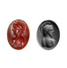 Roman Carnelian Gemstone of Athena. 1st-2nd century A.D.
