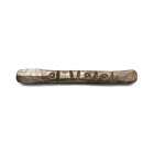 Scandinavian Viking Decorated Silver Currency Bar. 11th-12th century A.D.