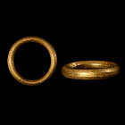Viking Age Solid Gold Ring. Circa 9th-11th century A.D.