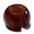 Egyptian Red Jasper Hair Ring. New Kingdom, 1550-1070 B.C.