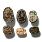 Egyptian Mixed Scarab Collection. 2nd-1st millennium B.C.