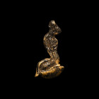 Egyptian Gold Uraeus Amulet. Late New Kingdom, 1279-1070 B.C.