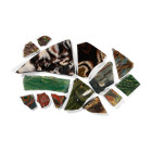 Egyptian and Other Mosaic Glass Fragment Collection. 3rd century B.C.-4th century A.D.